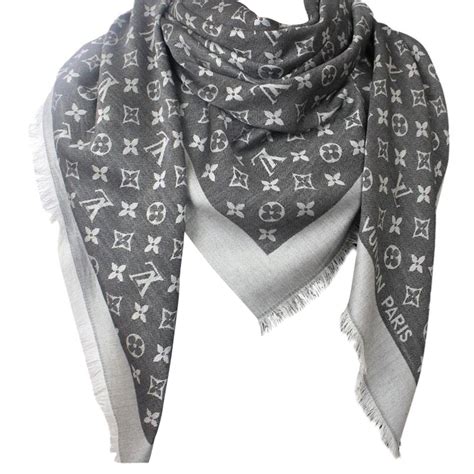 louis vuitton zwarte sjaal|louis vuitton monogram shawl.